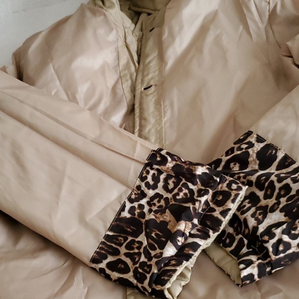 CASUAL IDENTITY creme puffer jacket - Picture 6 of 7